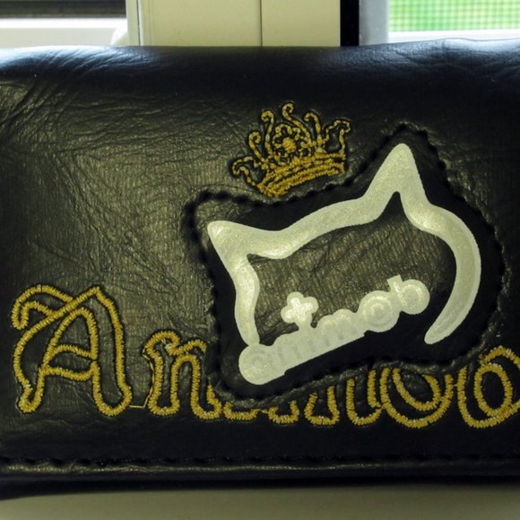 NEW Cute Animob Cat head logo Small Wallet - Picture 8 of 8